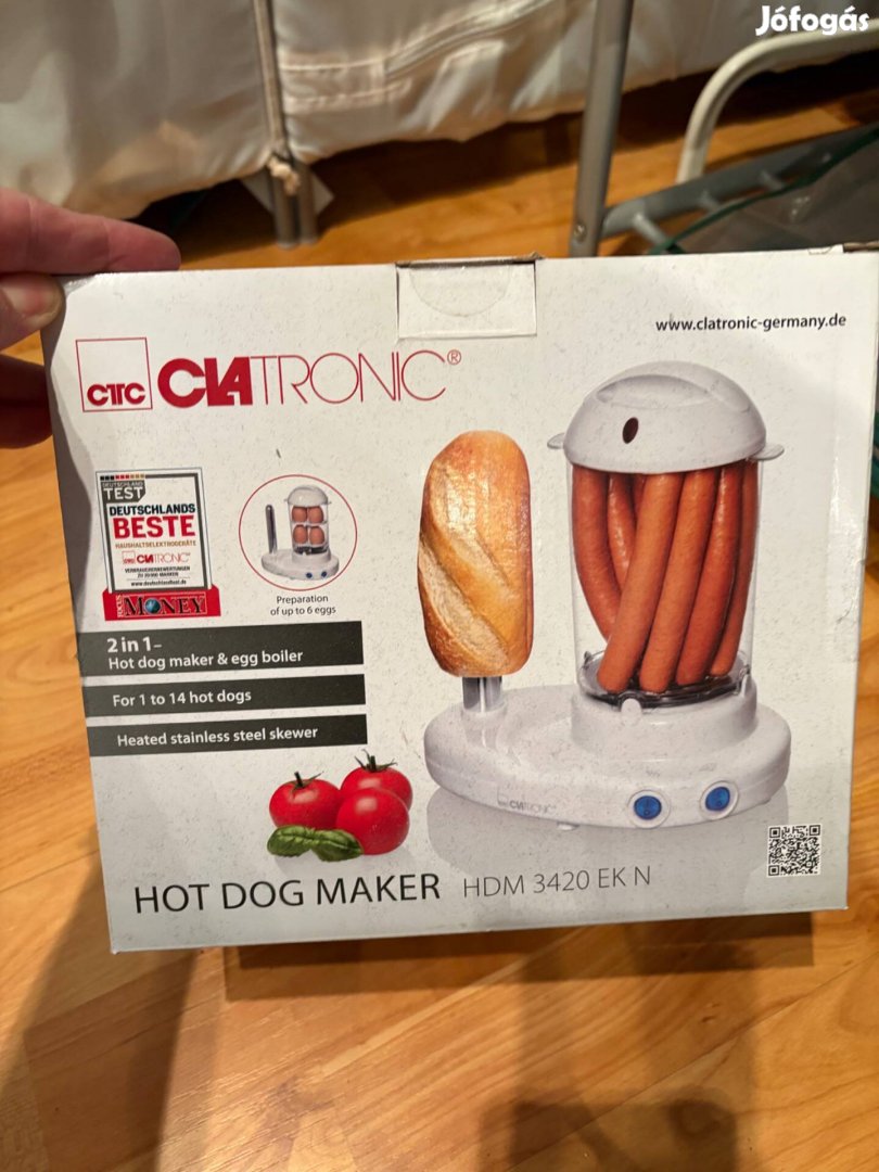 Clatronic hotdog készítő