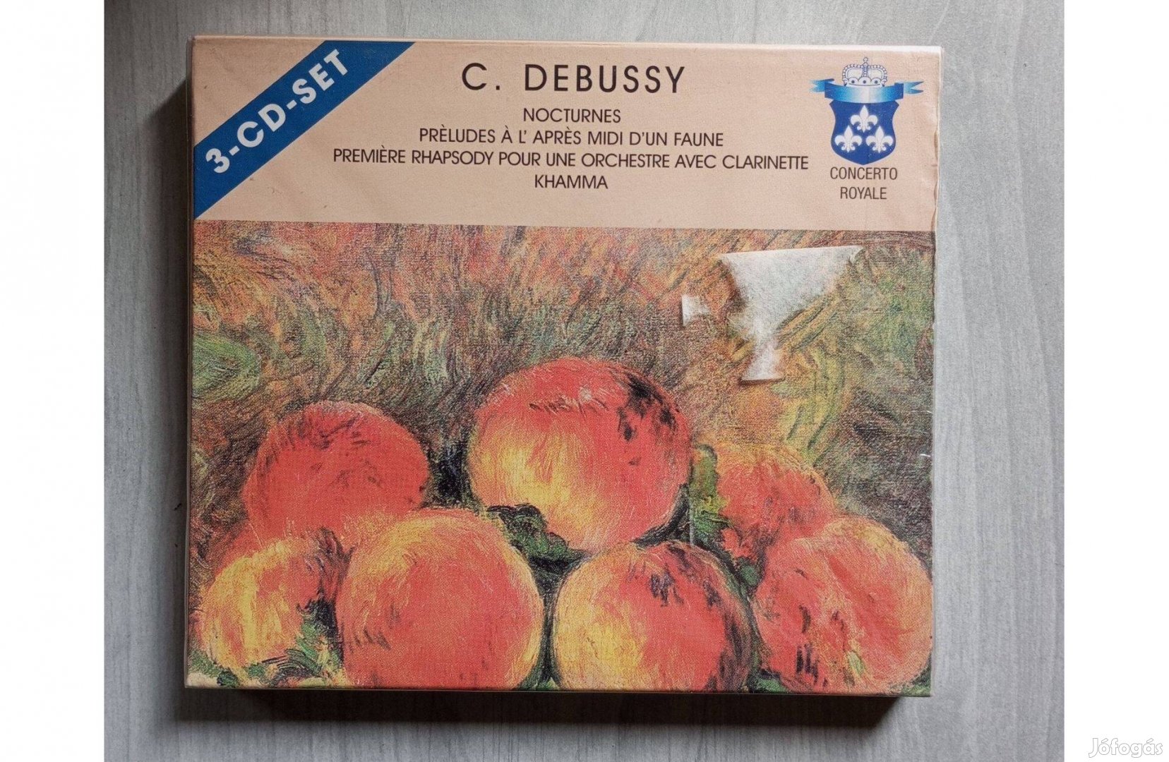 Claude Debussy új celofános kiadvány 3cd-s Nocturnes, Préludes Á L'Apr