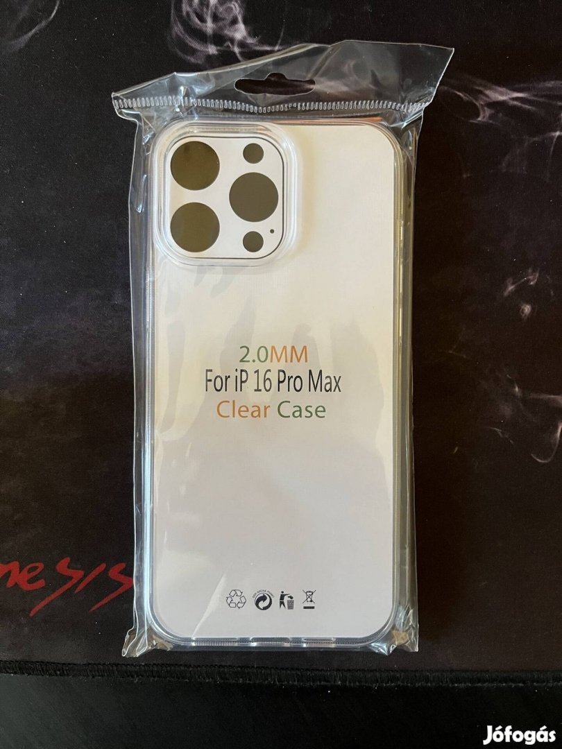 Clear CASE 2mm GRID tok iphone 16 Pro Max