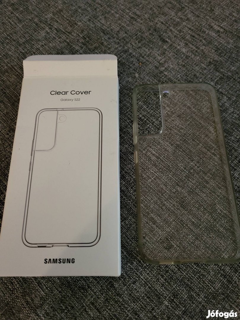 Clear Cover - Samsung Galaxy S22 szilikon tok, gyári 