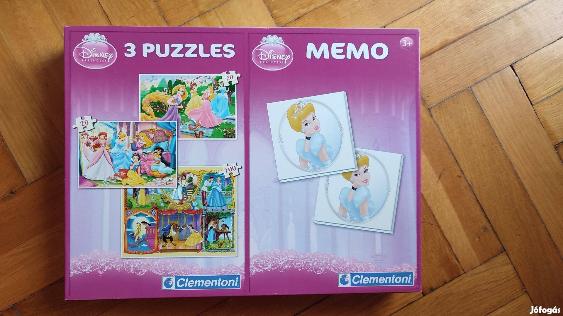 Clementoni 3 db puzzle + kirakó
