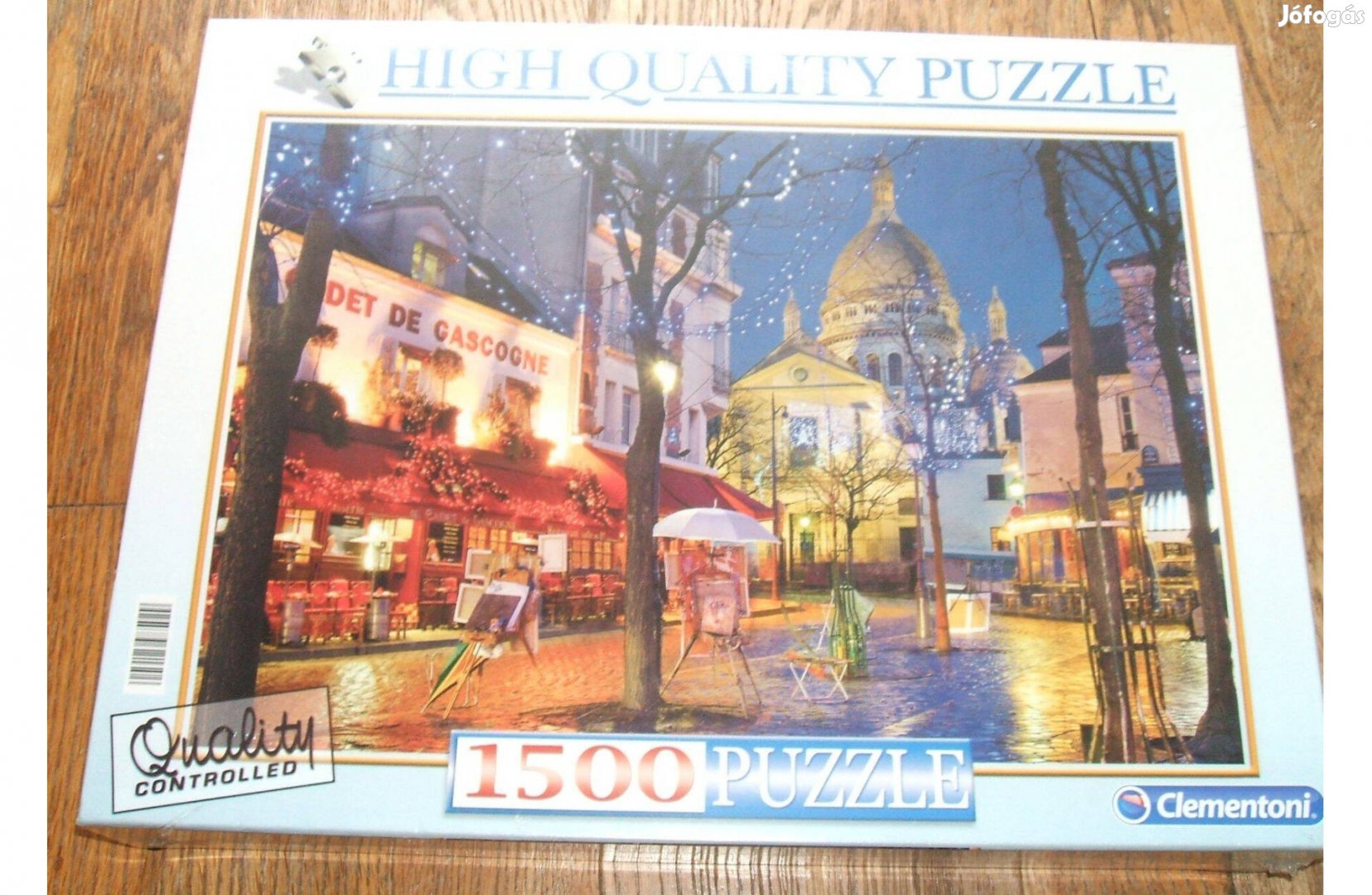 Clementoni puzzle kirakó 1500 db - Paris Montmartre Új!