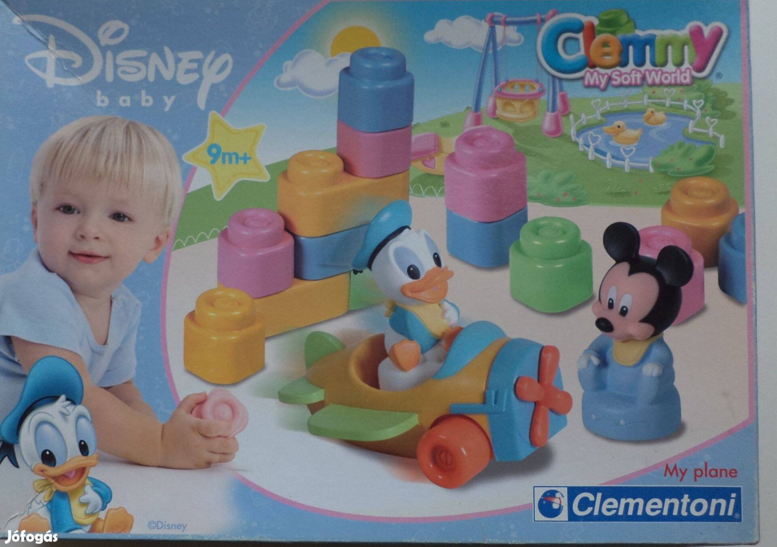 Clemmy Disney baby puha épitő kocka 6 hónapos kortól