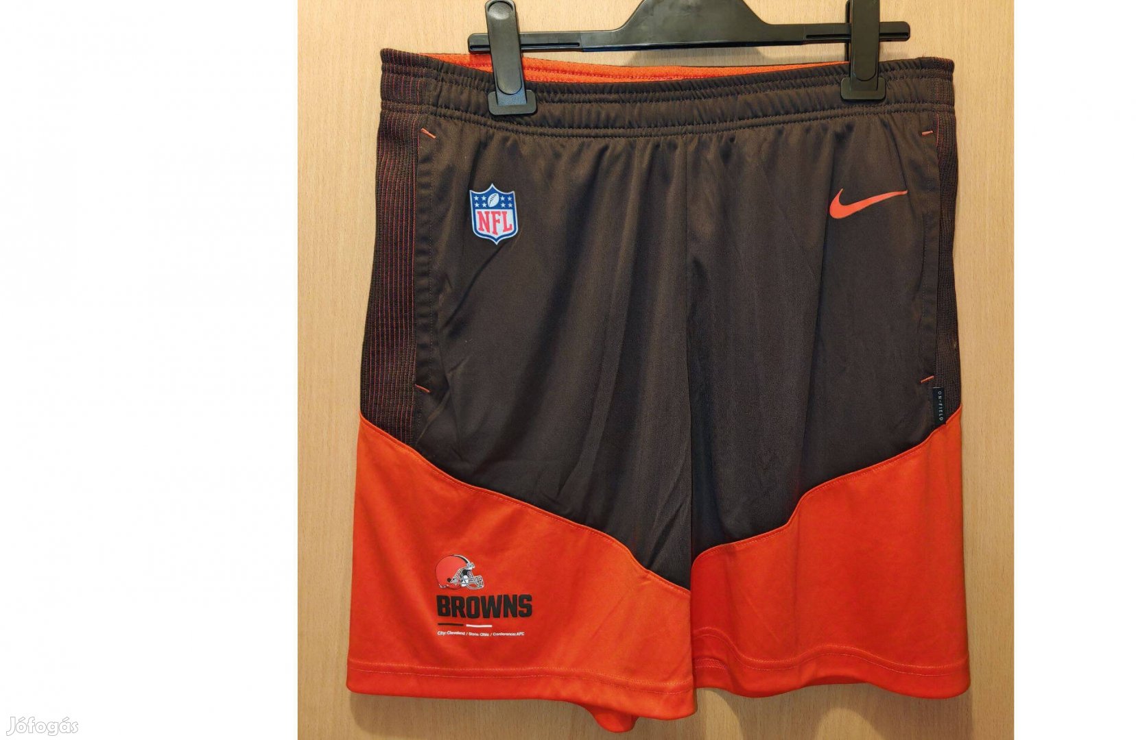Clevelands Browns eredeti Nike NFL rövid nadrág