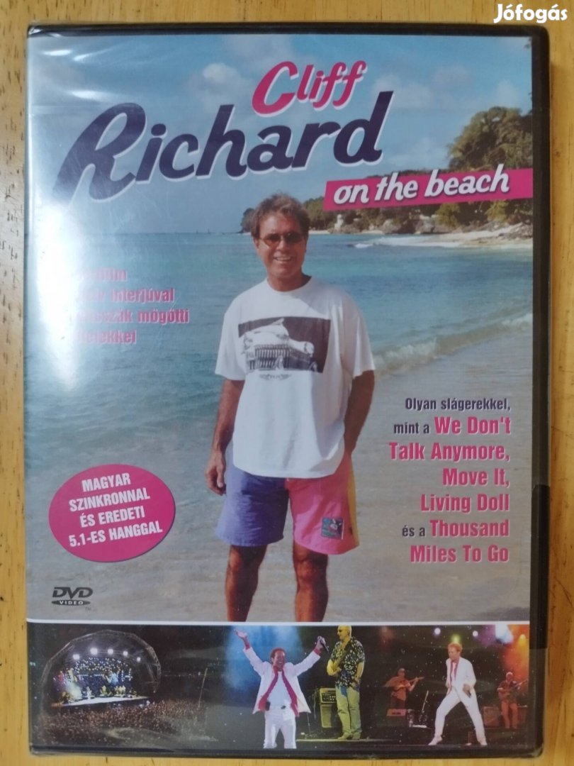 Cliff Richard - One The Beach dvd Bontatlan 