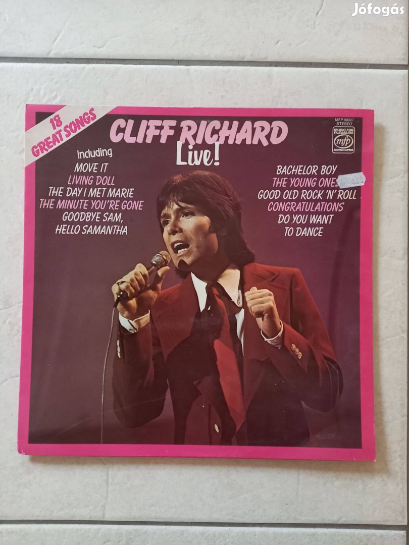 Cliff Richard bakelit lemez