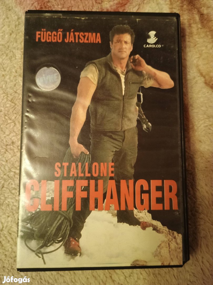 Cliffhanger Nagytokos VHS 