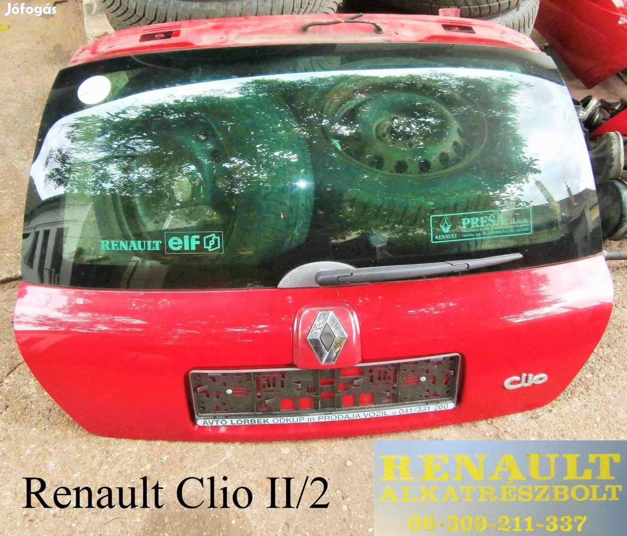 Clio II/2 csomagtérajtó