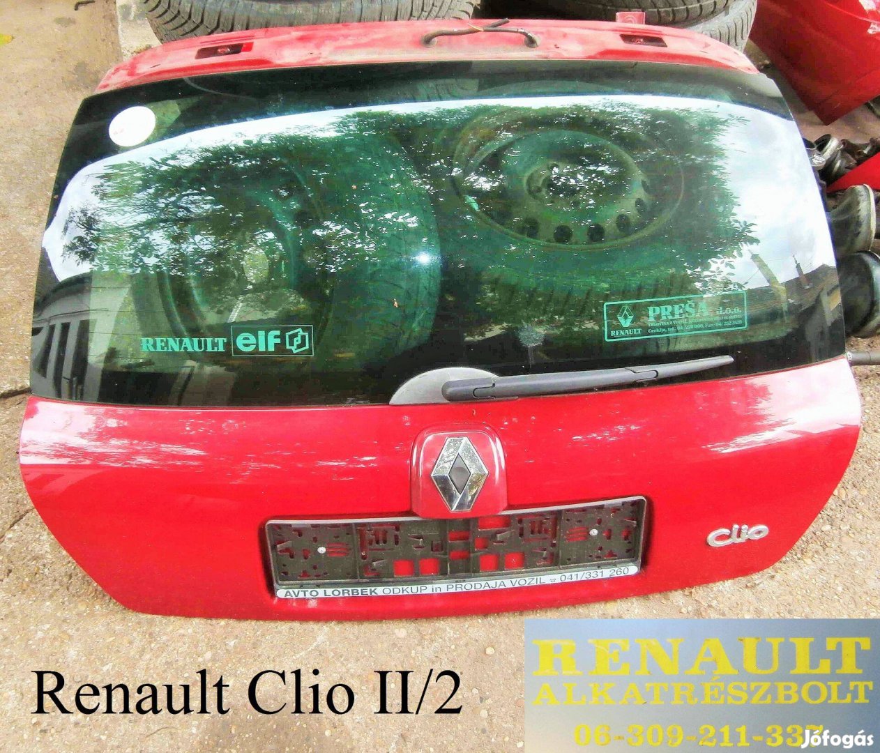 Clio II.2 csomagtérajtó