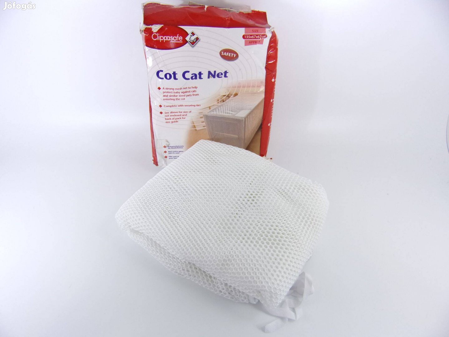 Clippasafe Cot Cat Net cica és kisállat elleni védőhuzat babaágyra!