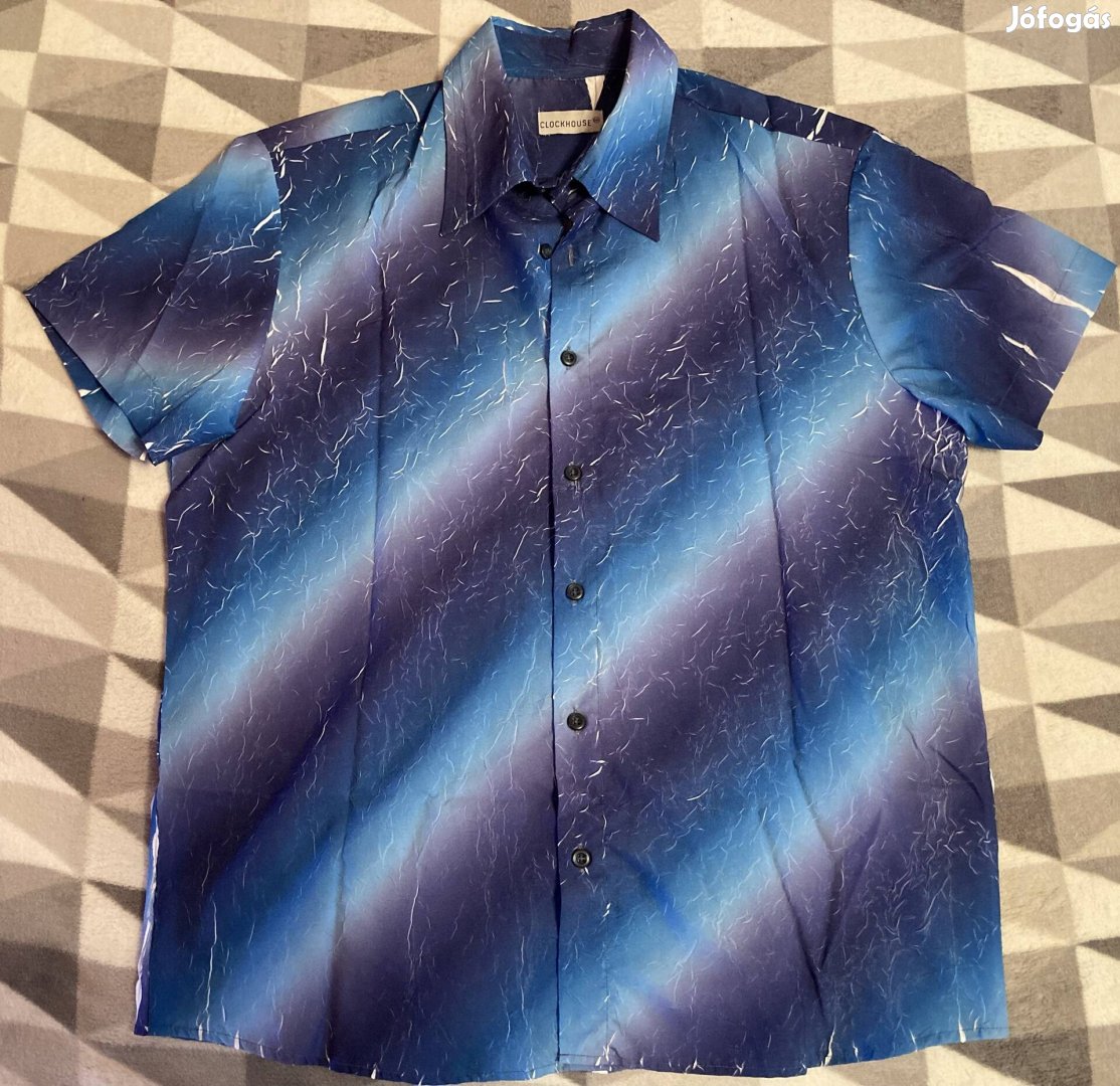 Clockhouse L egyedi mintázatú rugalmas anyagú rövid ujjú