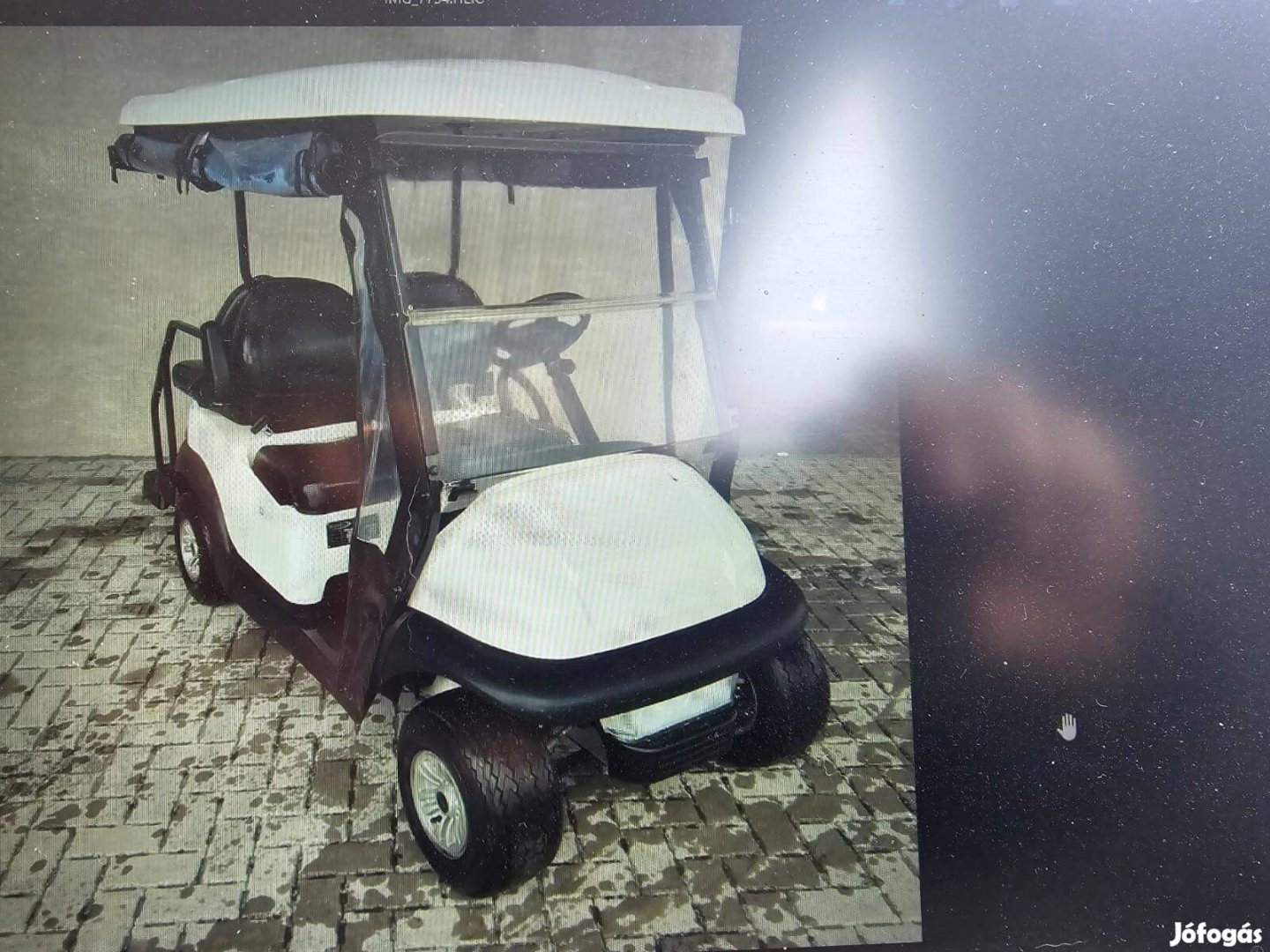 Club Car Villager 4 Személyes Elektromos Golfkocsi Ponyva Világítás