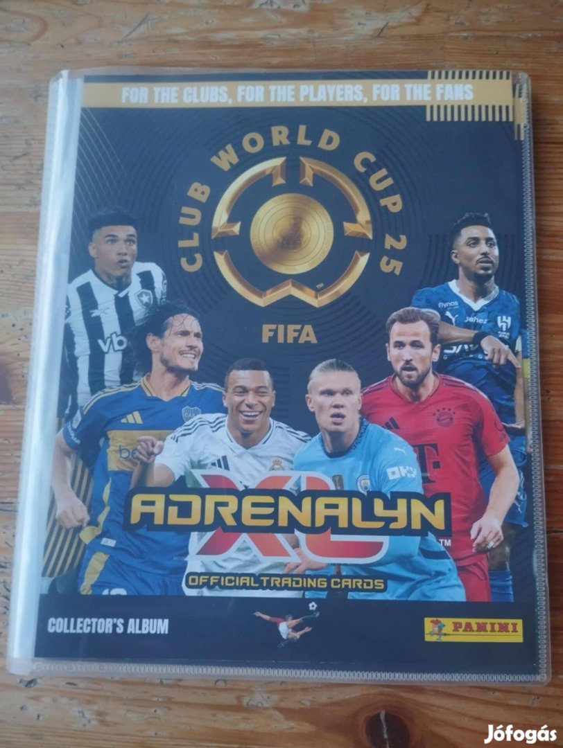 Club World Cup 2025 focis kártya tartó kártyatartó album