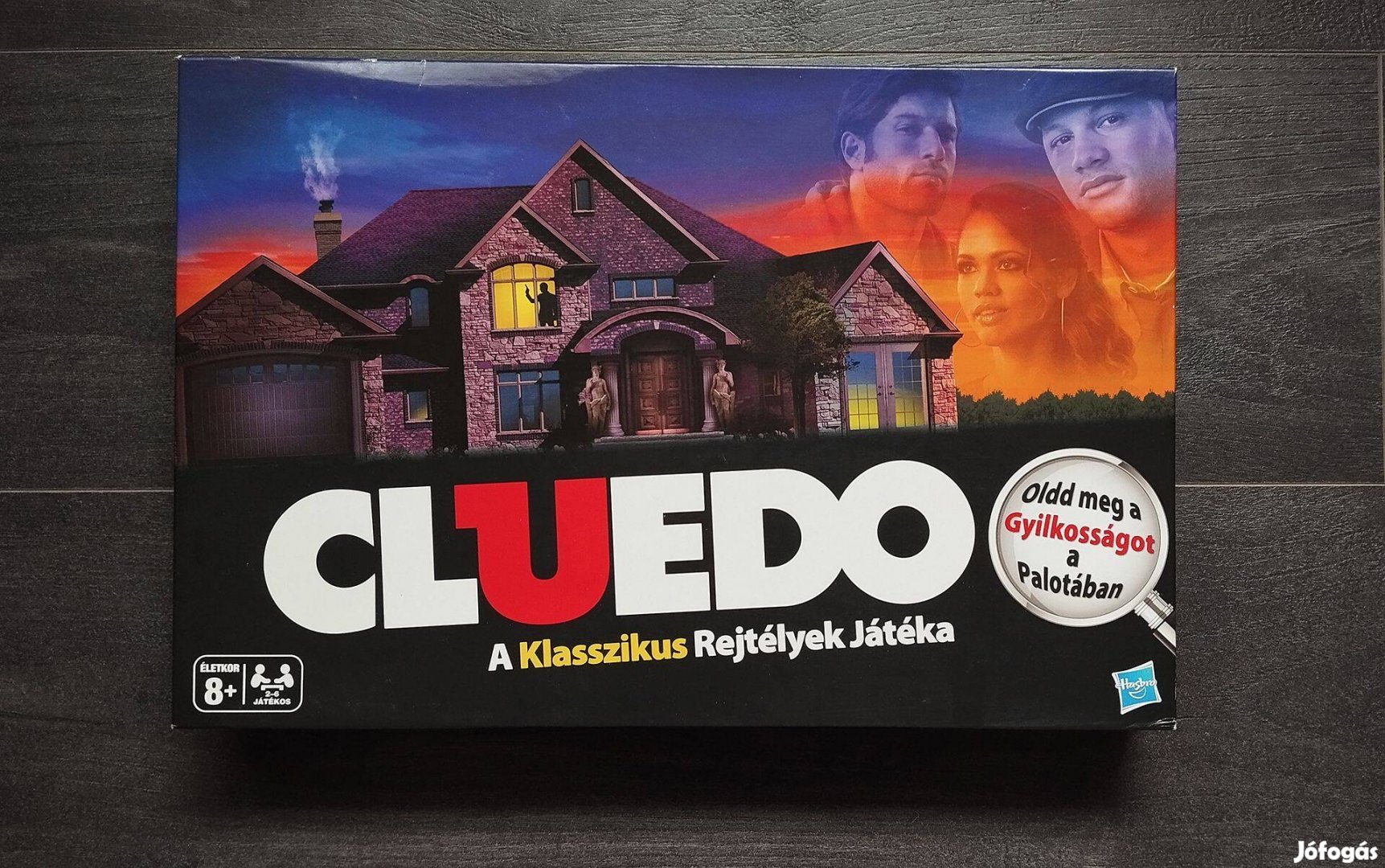 Cluedo (bűnügyi, 2-8 játékos)