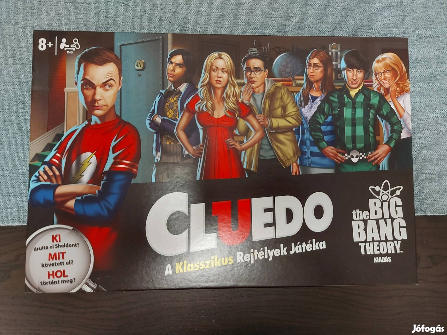 Cluedo the Big Bang theory kiadás társasjáték 