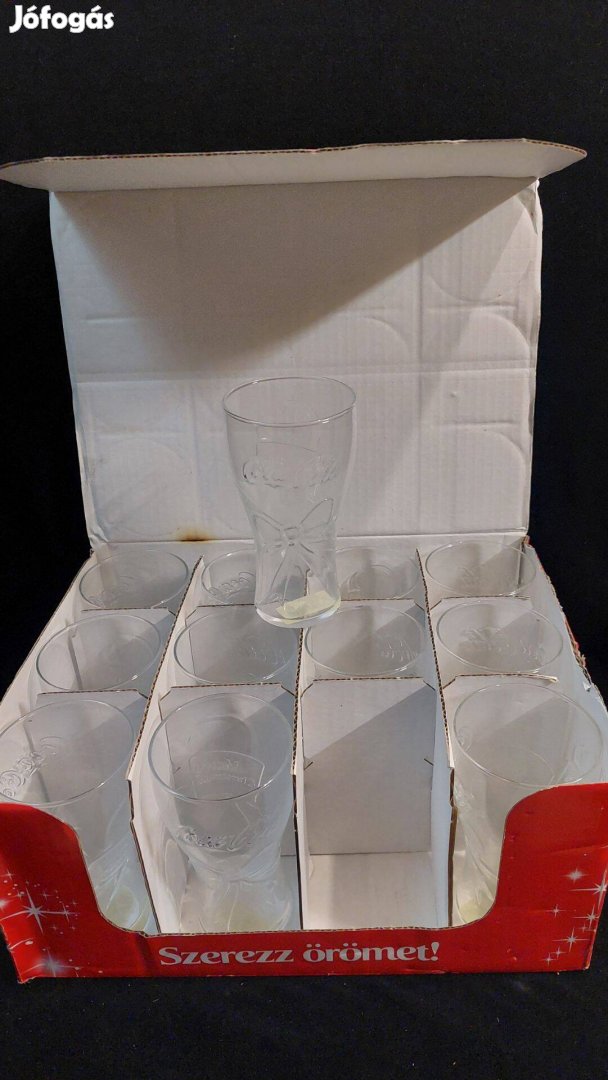 Coca_COLA Merry Christmas pohár 12 db, új