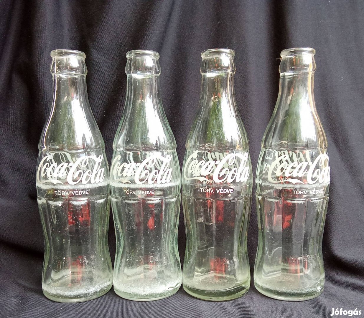 Coca Cola 0.2 l üvegek cca. 80-as évek . 4 db egyben 