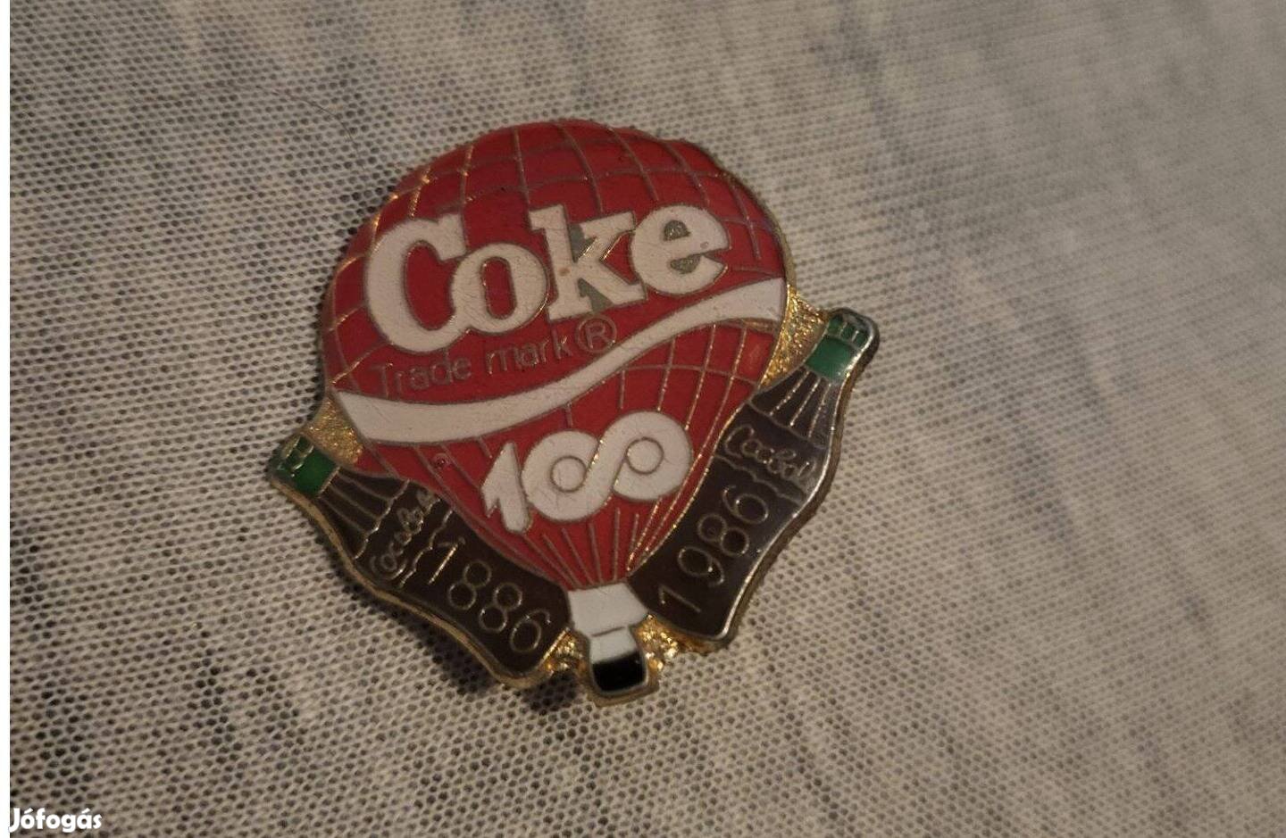 Coca-Cola 1886-1986 kitűző