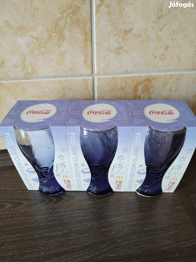 Coca-Cola 3 db-os pohár szett