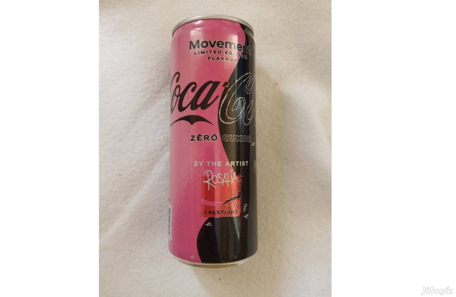 Coca Cola Rosalia limitált kiadású dobozos üdítő (bontatlan állapot)