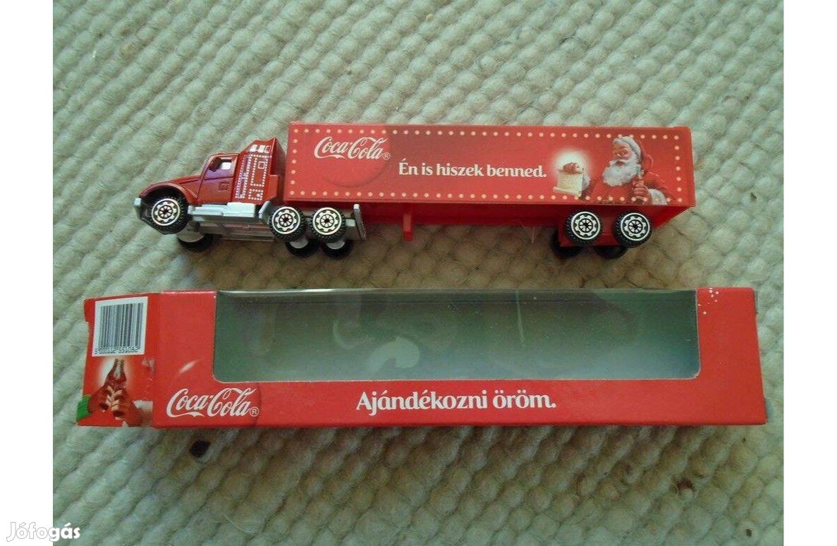 Coca-Cola - Magyar felíratú Karácsonyi Kamion dobozban - új