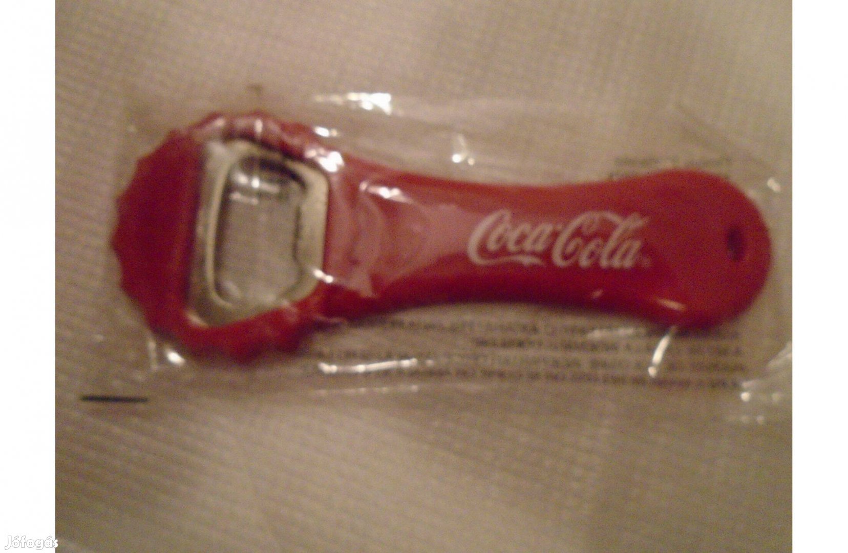 Coca-Cola - fém, piros nyitó-bontó - új, csomagolt - Gyűjtőknek is!