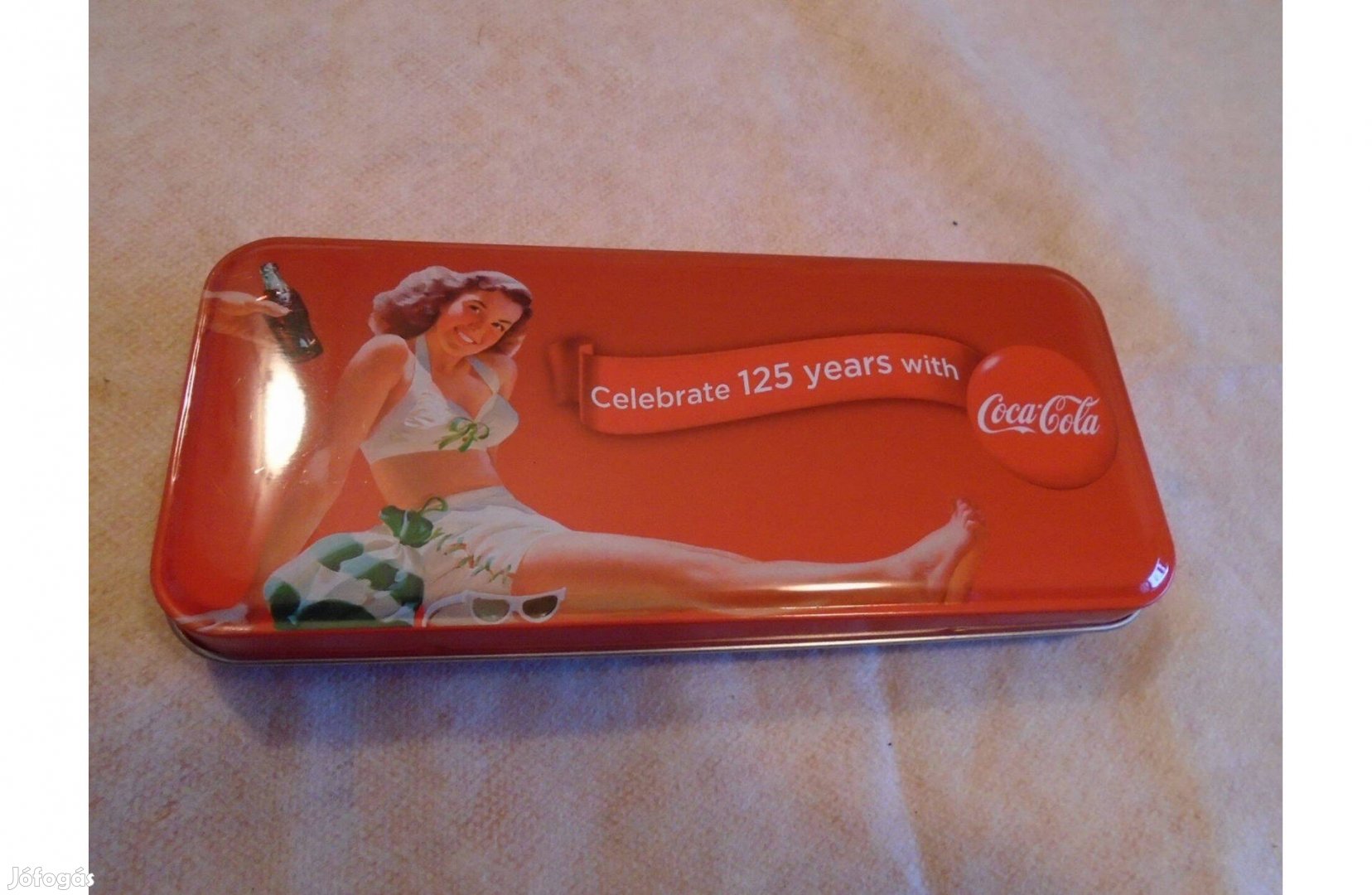 Coca-Cola - fém tolltartó 2 db tollal - új, csomagolt - Gyűjtőknek is