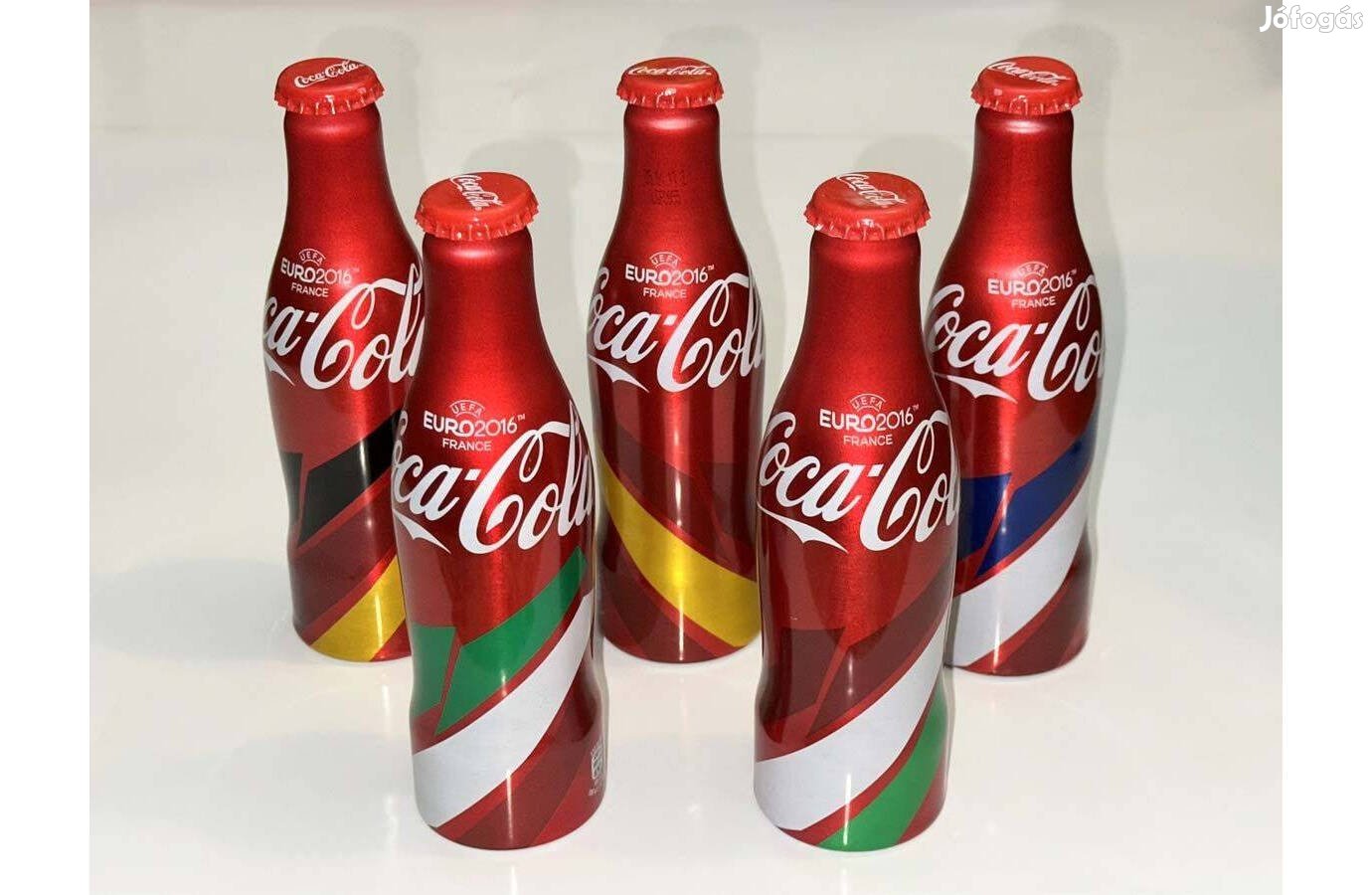 Coca-Cola alu palack 5 db UEFA Euro 2016 Coca Cola alumínium fém