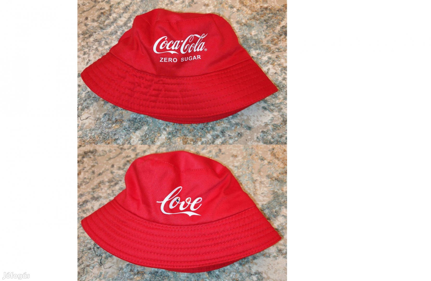 Coca Cola eredeti piros halászkalap