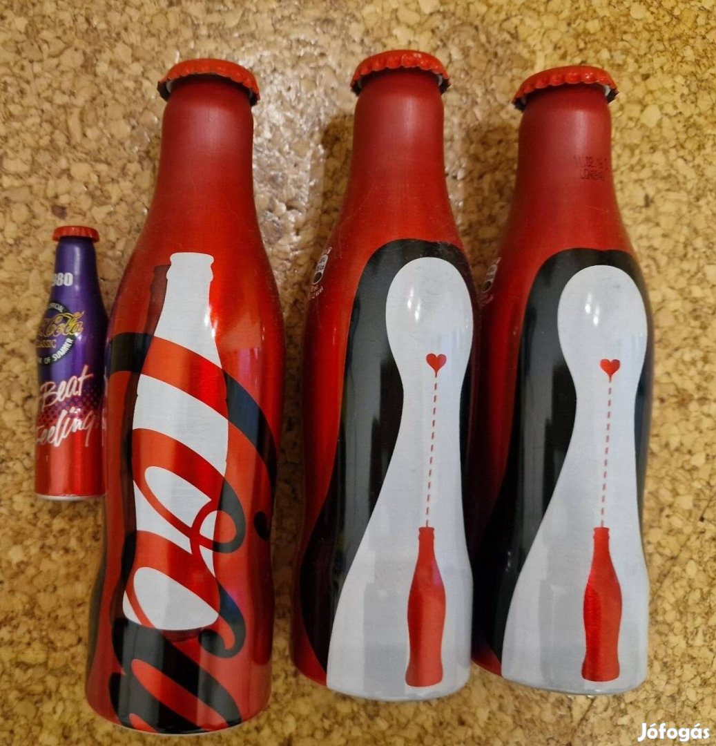 Coca Cola fém dobozok,üvegek