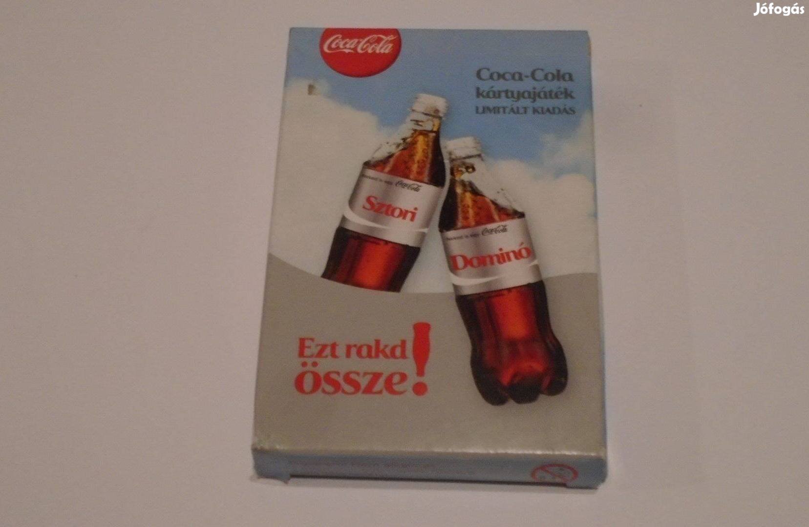 Coca-Cola kártya - új, csomagolt, - alul szürke színű -