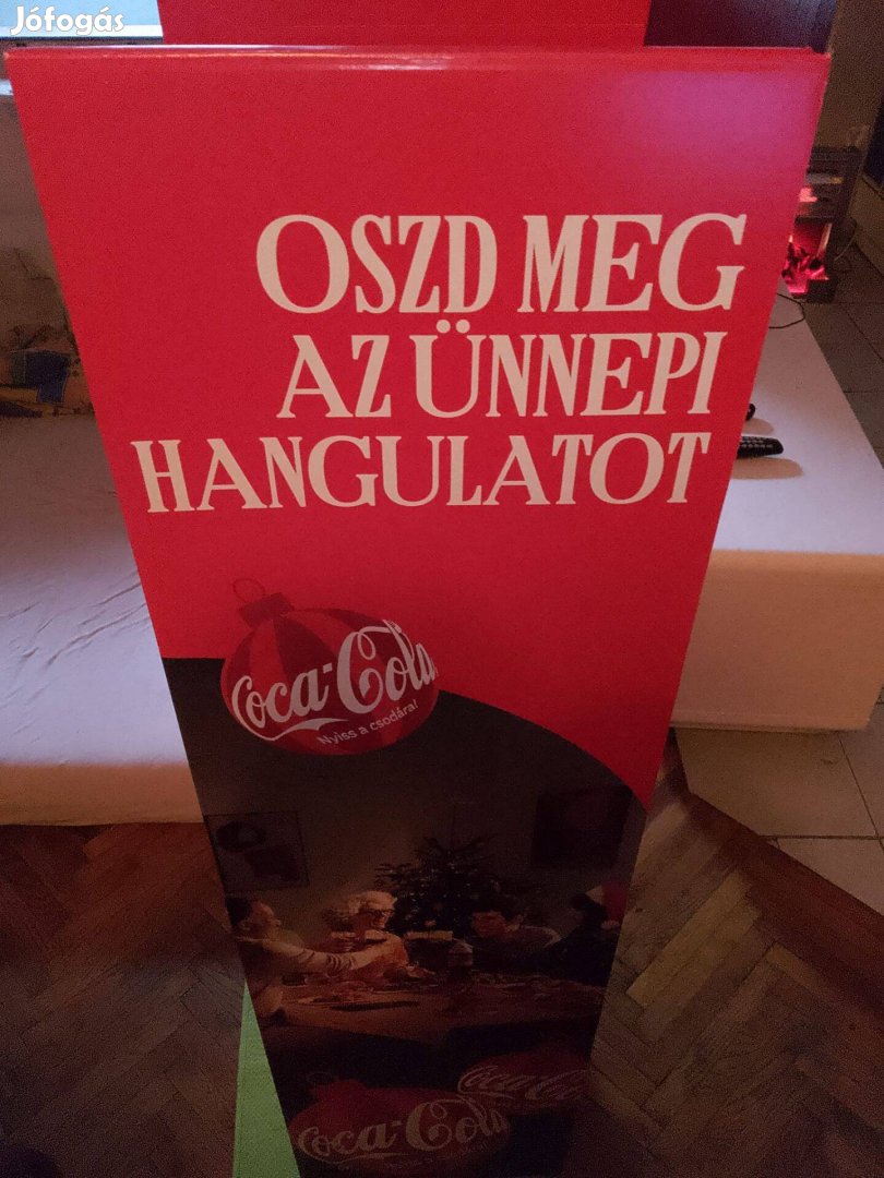 Coca Cola kináló/reklám polc.Karton