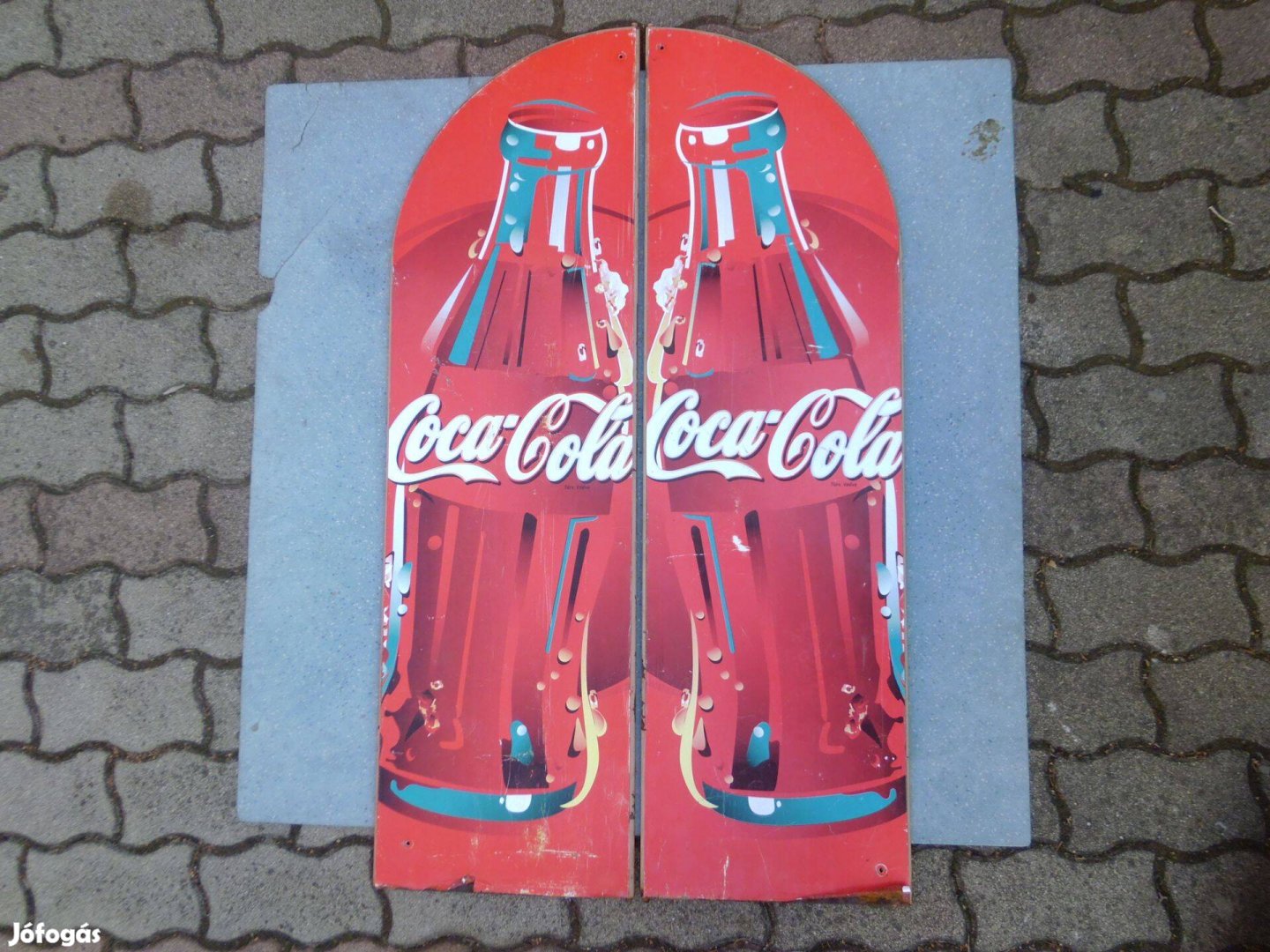 Coca-Cola lengőajtó pár beach house siofok