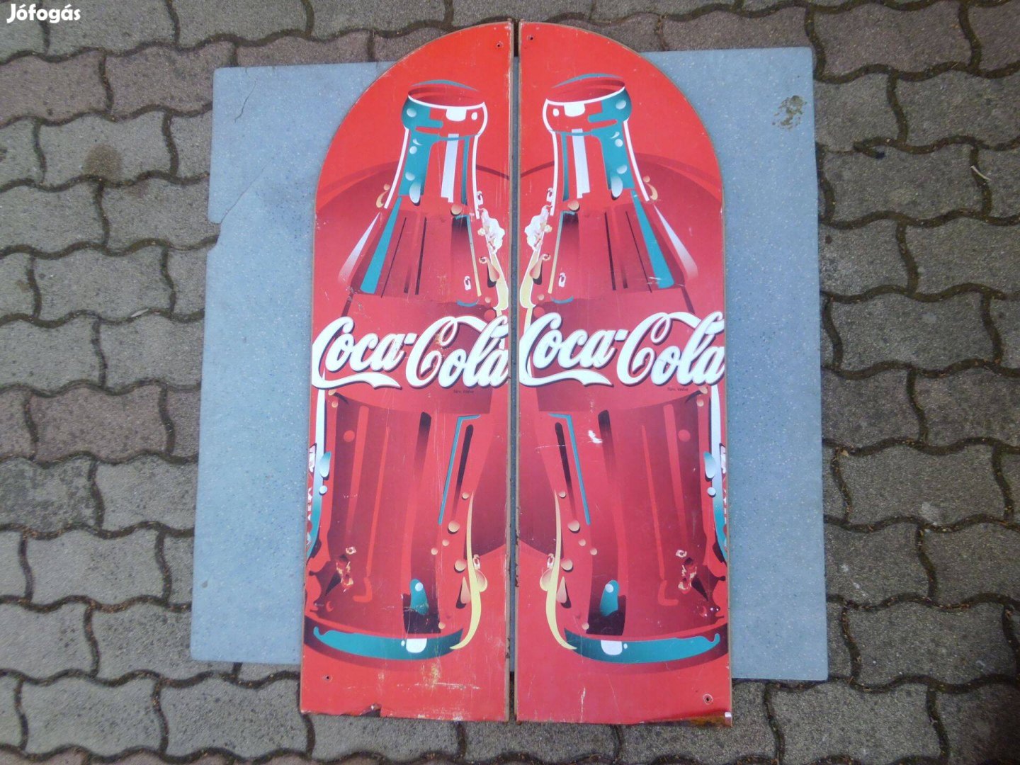 Coca-Cola lengőajtó pár beach house siofok