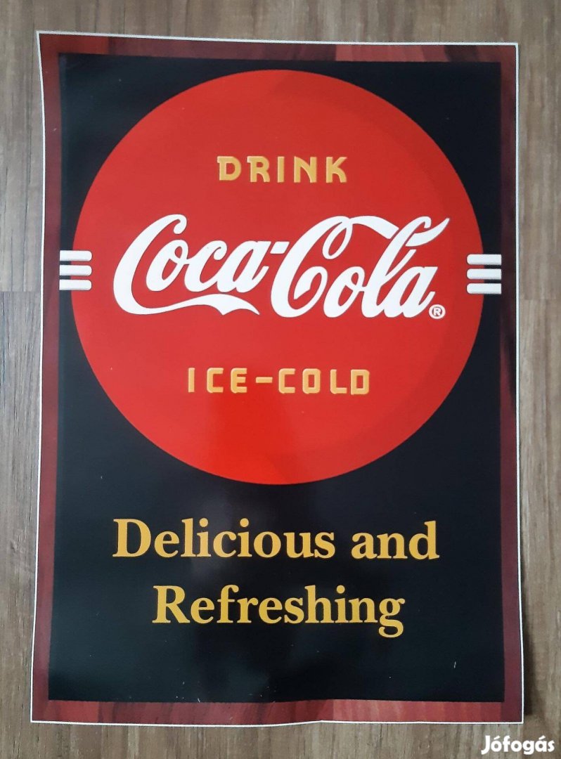 Coca-Cola matrica (27x39cm)