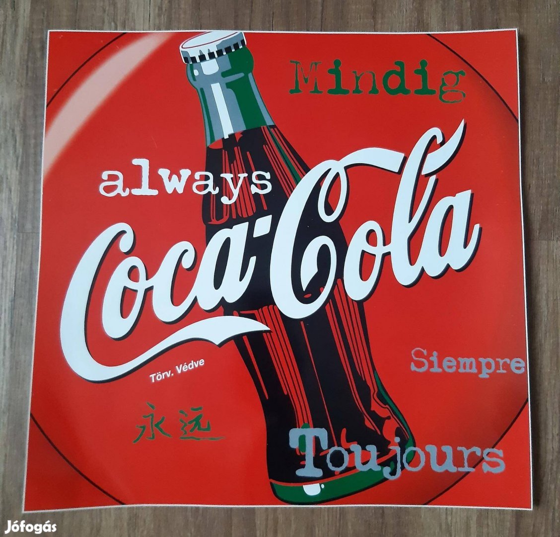 Coca-Cola matrica (34x34cm)