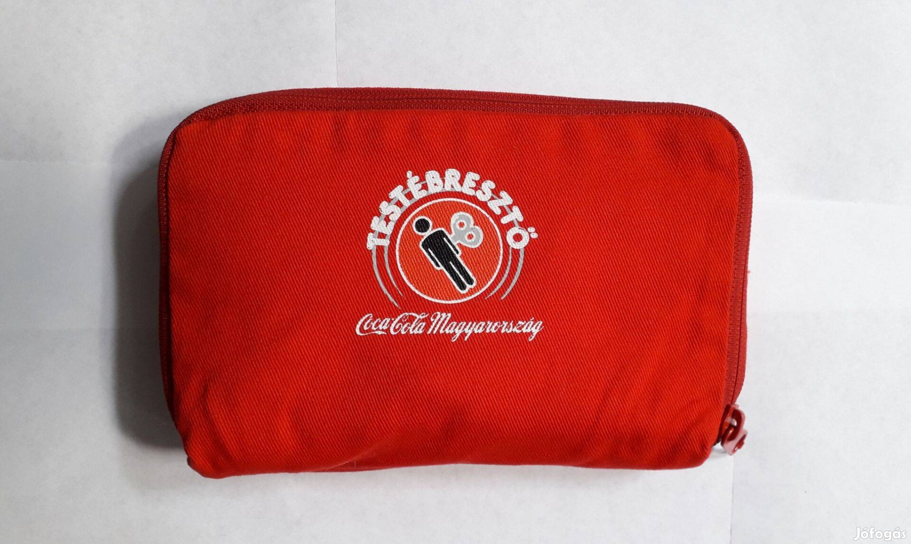 Coca Cola összehajtható vászon gyerek hátizsák piros 30*33 használt