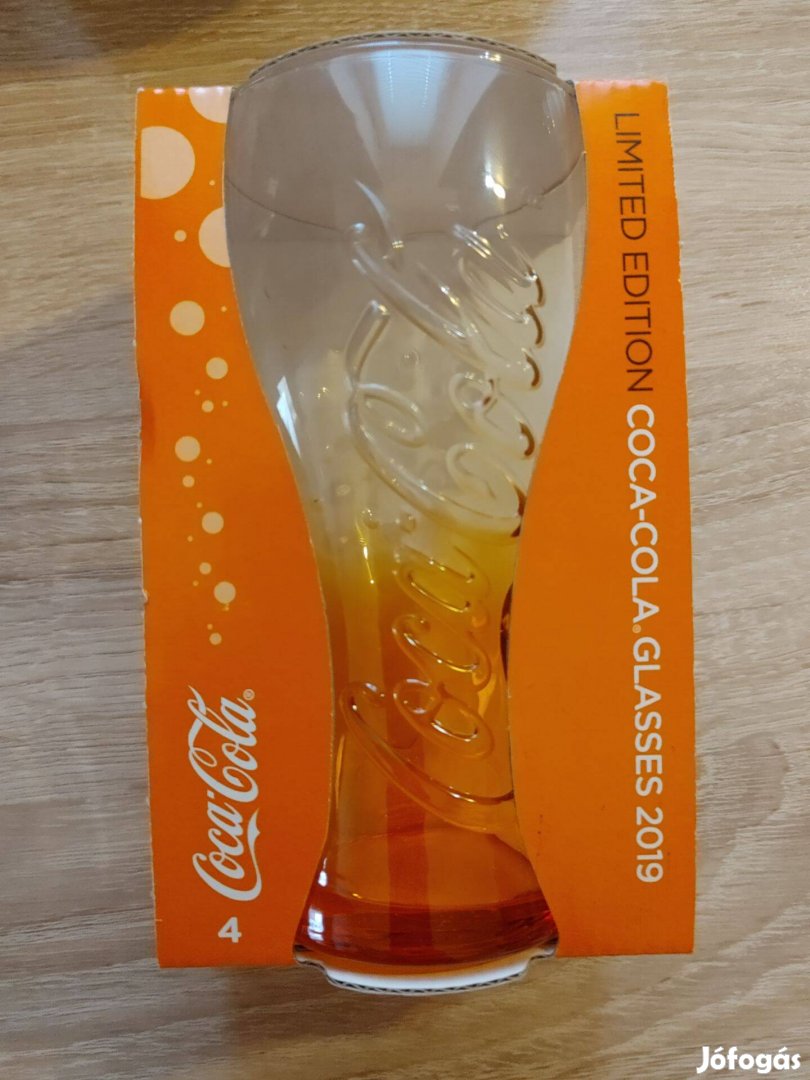 Coca Cola pohár Mekis narancssárga