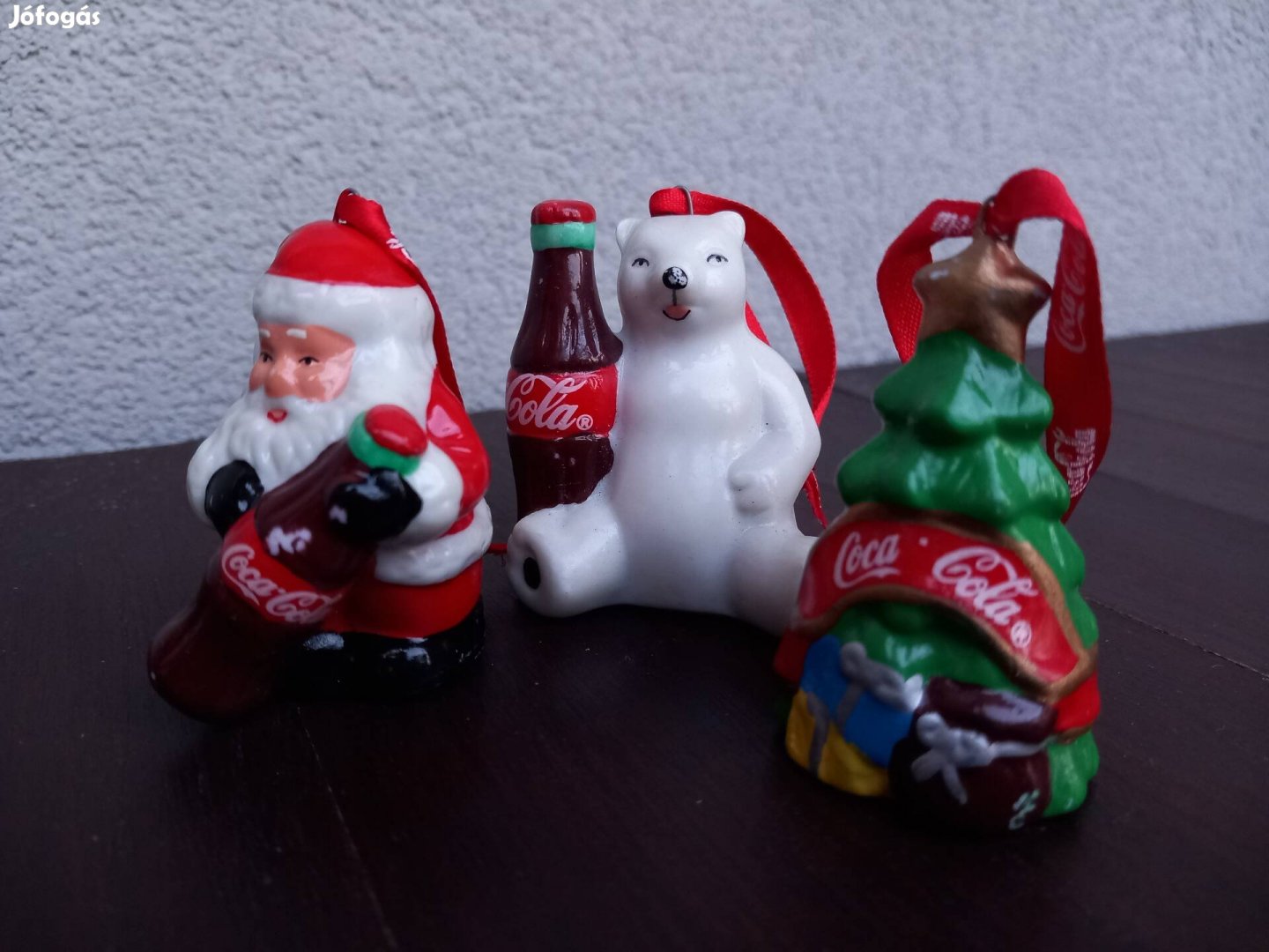 Coca-Cola porcelán karácsony karácsonyfadísz