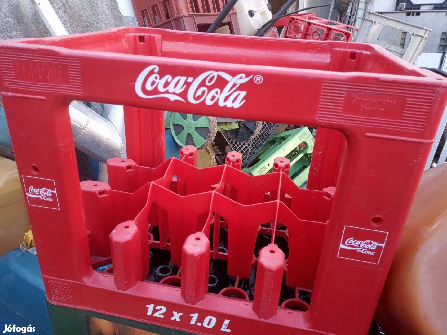 Coca Cola rekesz 1L-es 1db