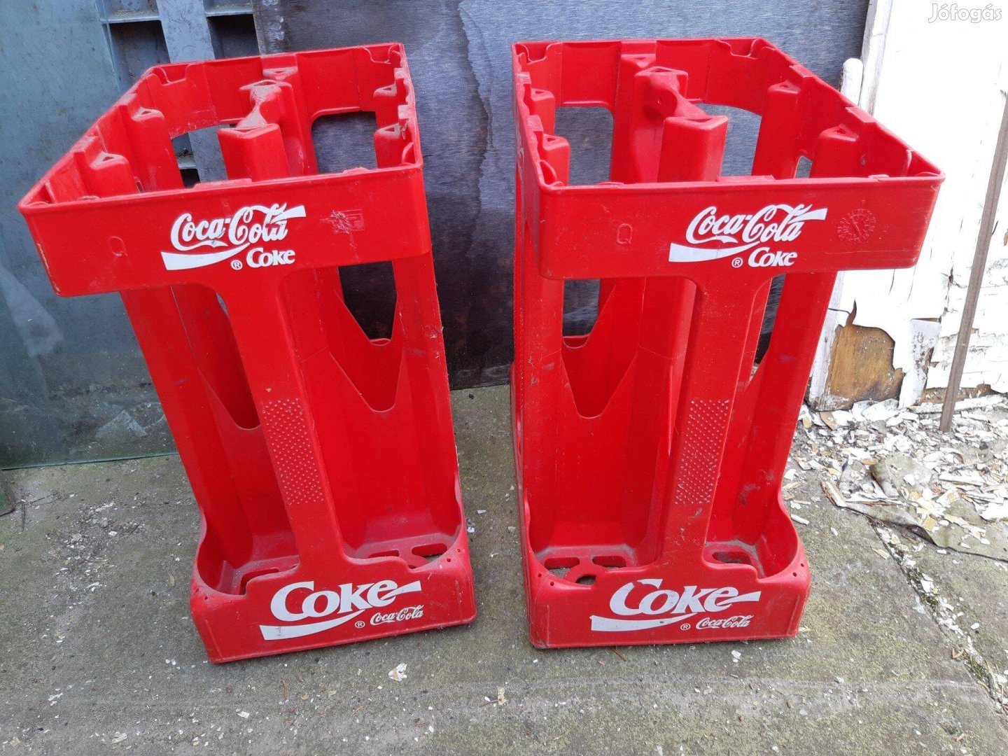 Coca-Cola rekesz 6x1,5L-es hordozható fogantyúval