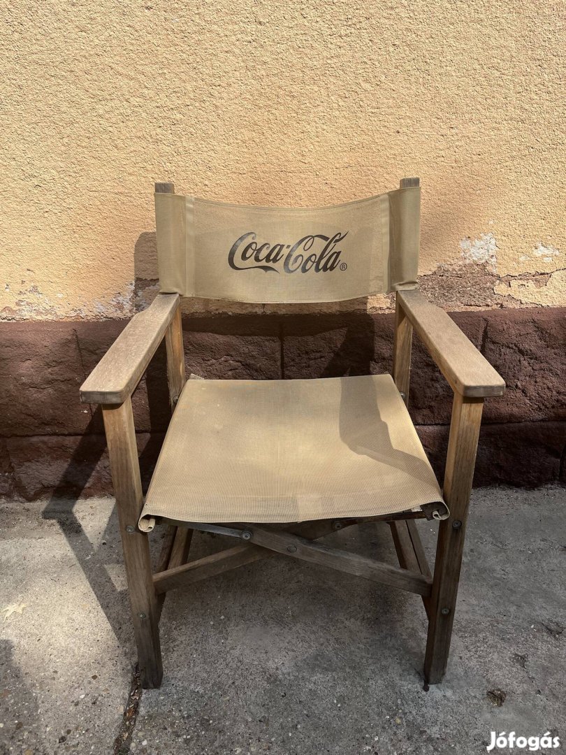 Coca Cola rendező szék, kerti szék