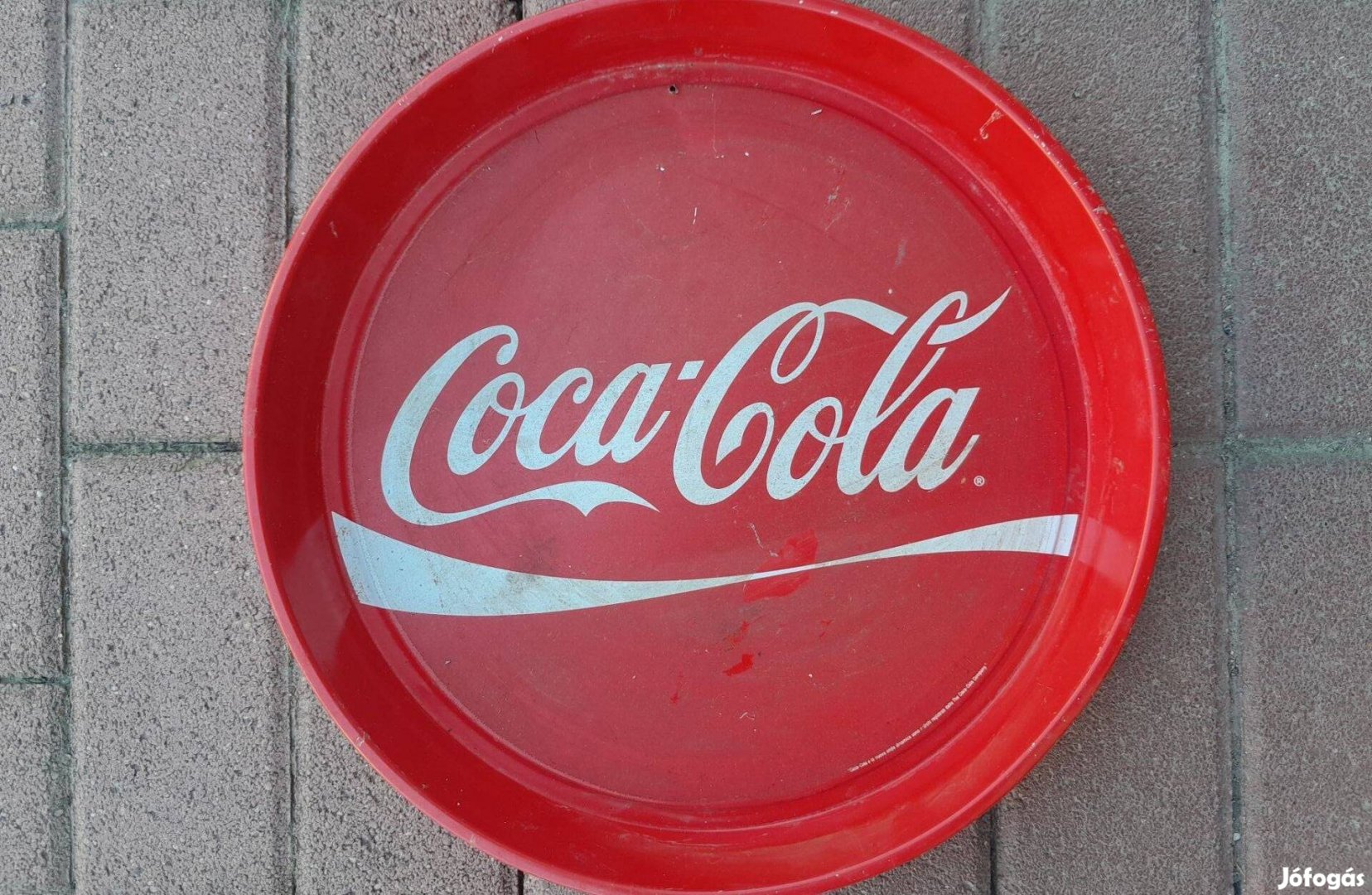 Coca-Cola retró fémtálca