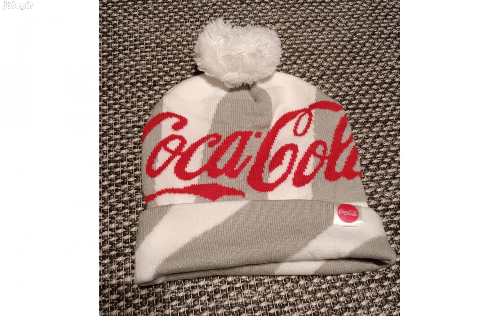 Coca-Cola sapka csomagolt új, 1 méret,postázom,pompom sapka