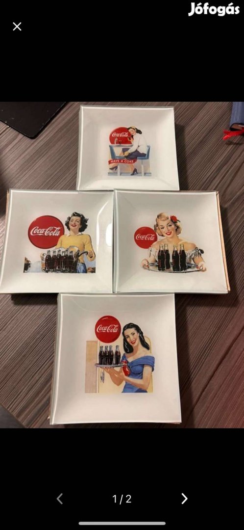 Coca Cola tányér szett 12 darabos 