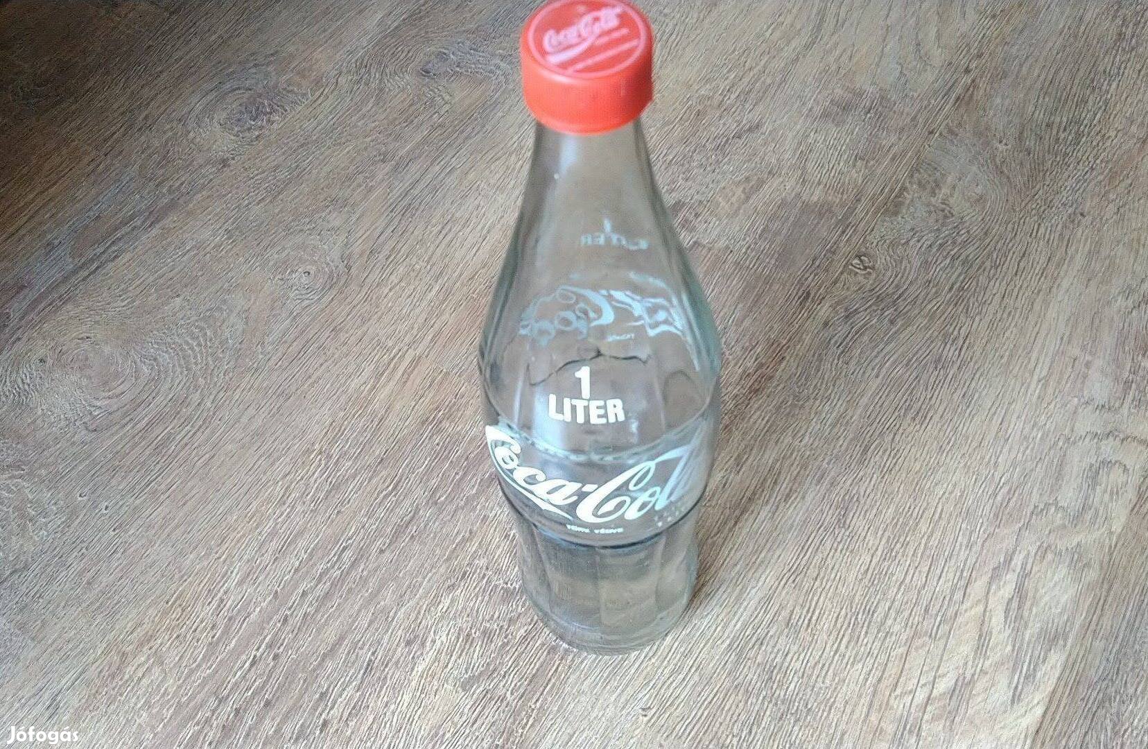 Coca-Cola üveg 1 l-es retró