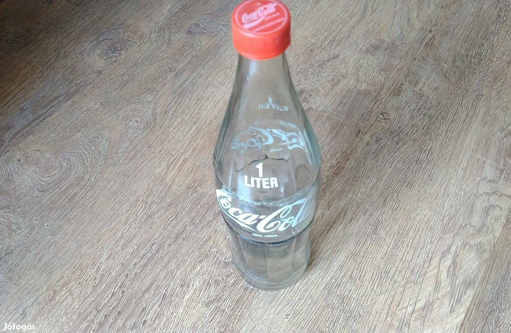 Coca-Cola üveg 1 literes retró