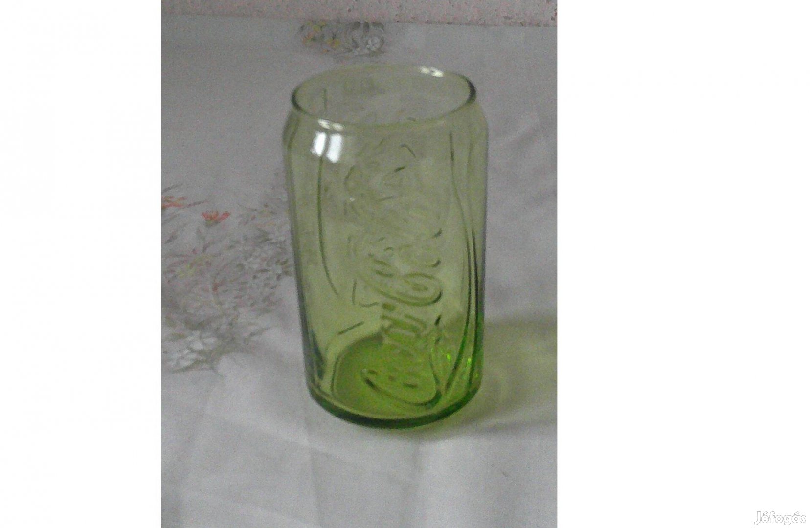 Coca Cola üveg pohár 3 dl. Zöld