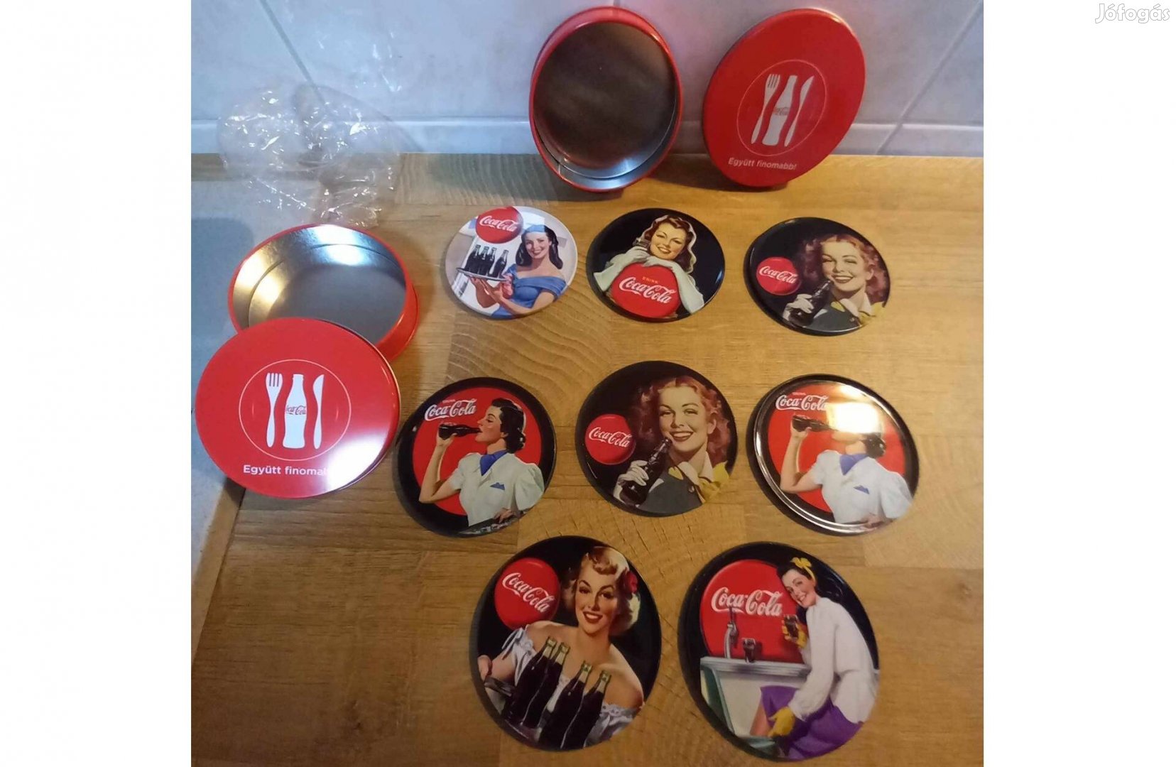 Coca - Cola 2 x 4 db-os alátét eladó ! Új!