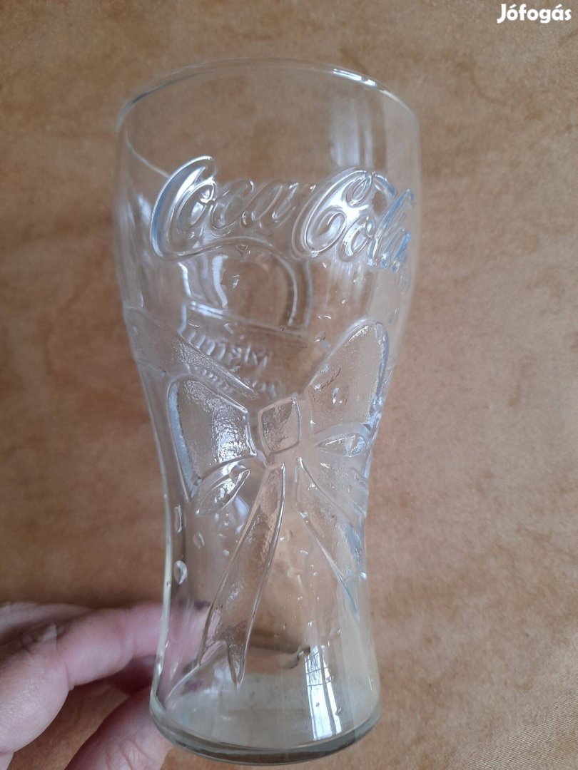 Coca- cola masnis karácsonyi pohár üvegpohár üveg pohár